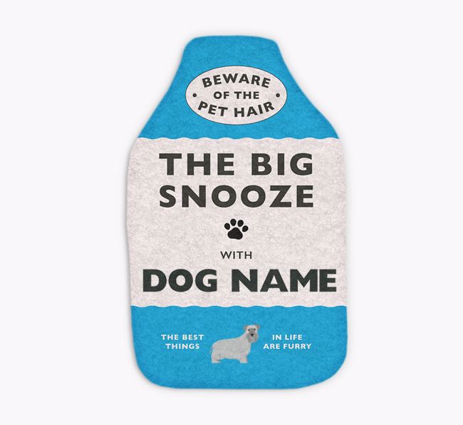 Big Snooze: Personalised {breedFullName} Hot Water Bottle